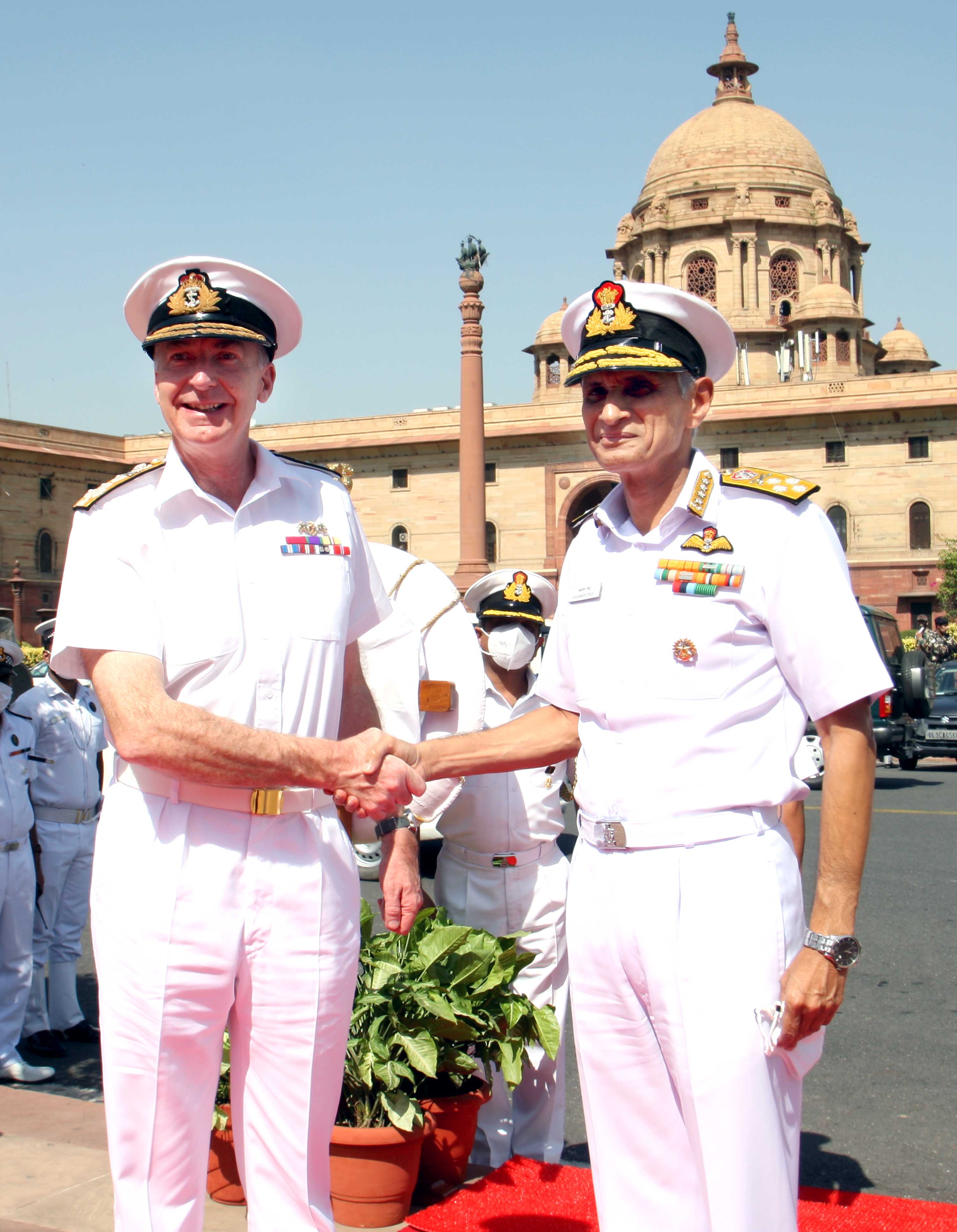 UK Navy Chief Visits India